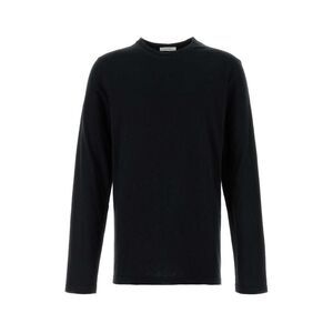 THE ROW Men's Classic Crewneck Long Sleeve T-Shirt Men BLACK T-Shirts